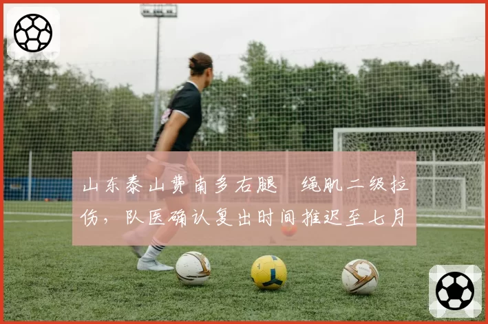 山东泰山费南多右腿腘绳肌二级拉伤,队医确认复出时间推迟至七月中旬