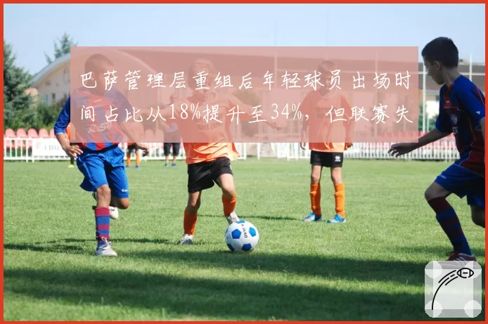 巴萨管理层重组后年轻球员出场时间占比从18%提升至34%，但联赛失球数反增12个